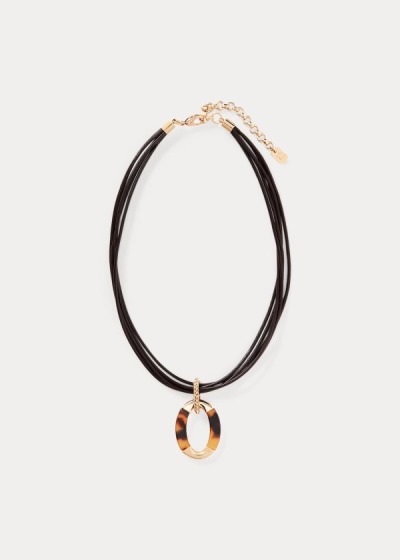 Colar Ralph Lauren Tortoiseshell Pendant Mulher 32617-OJSZ